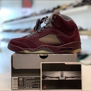 Retro 5 LS Burgandy